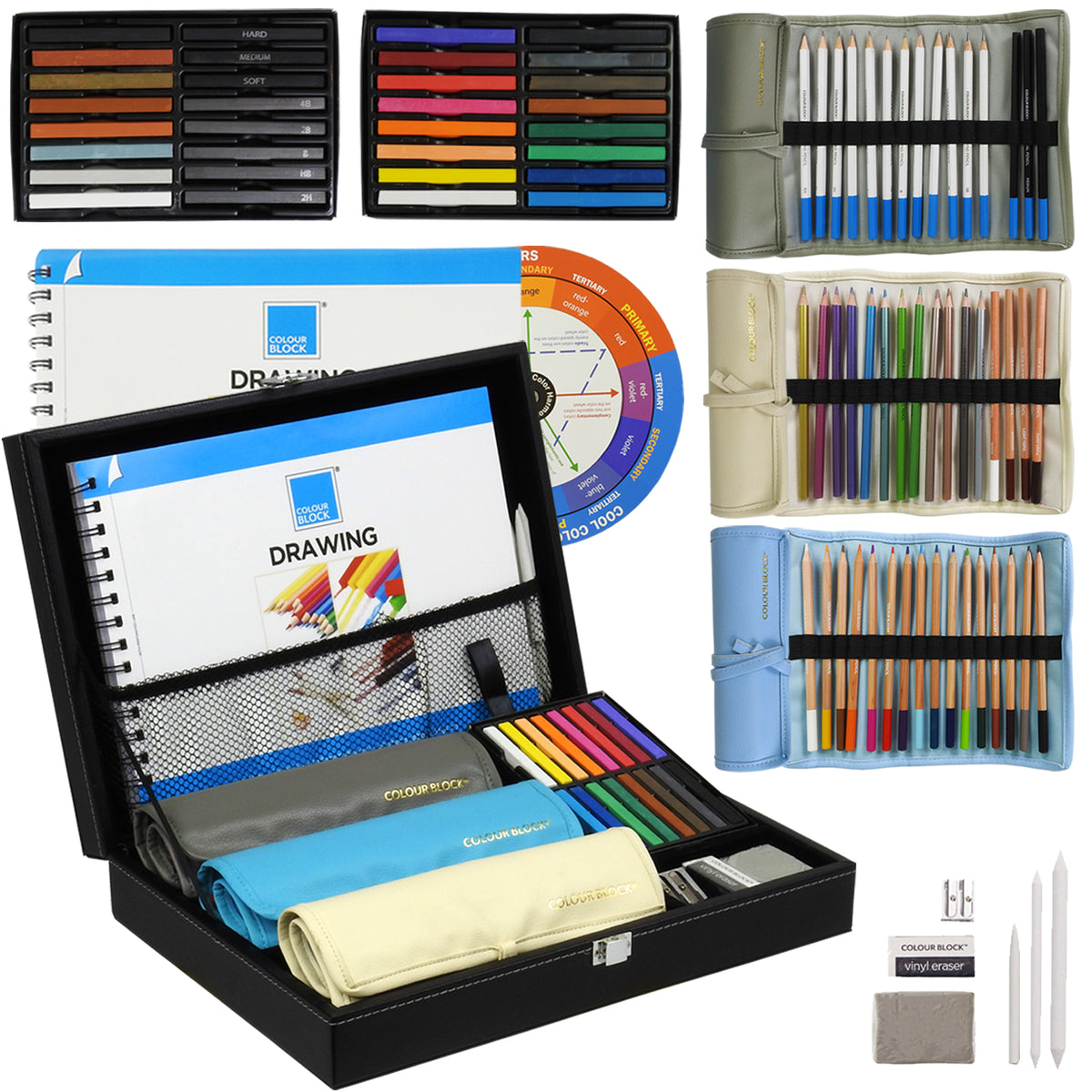 Mixed Media Art Set - 91pc – Colour Block