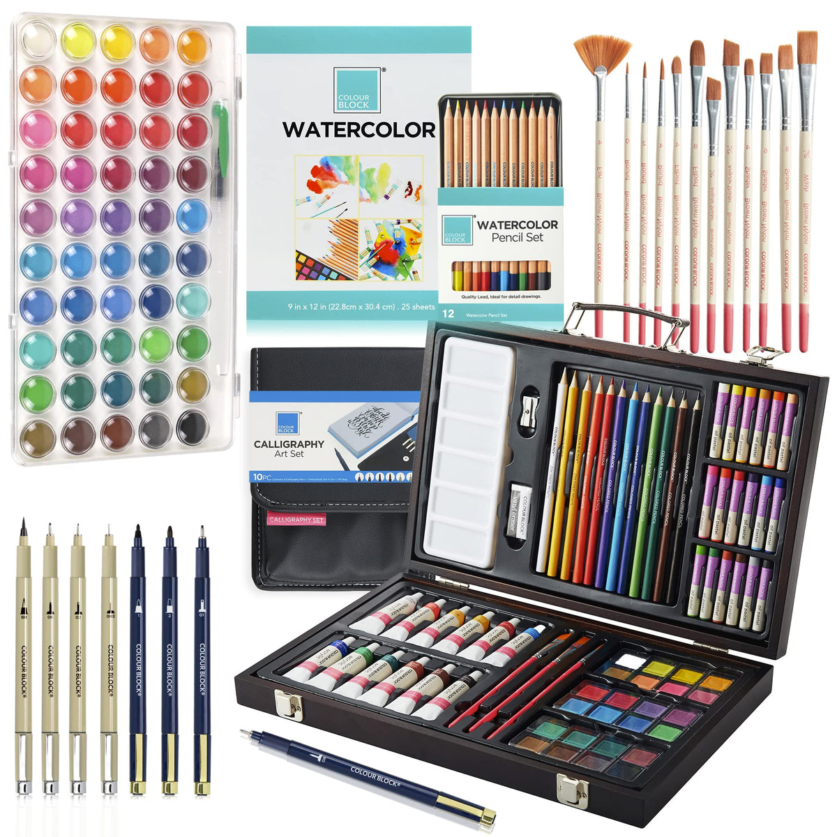175pc Mixed Media Bundle Deal – Colour Block