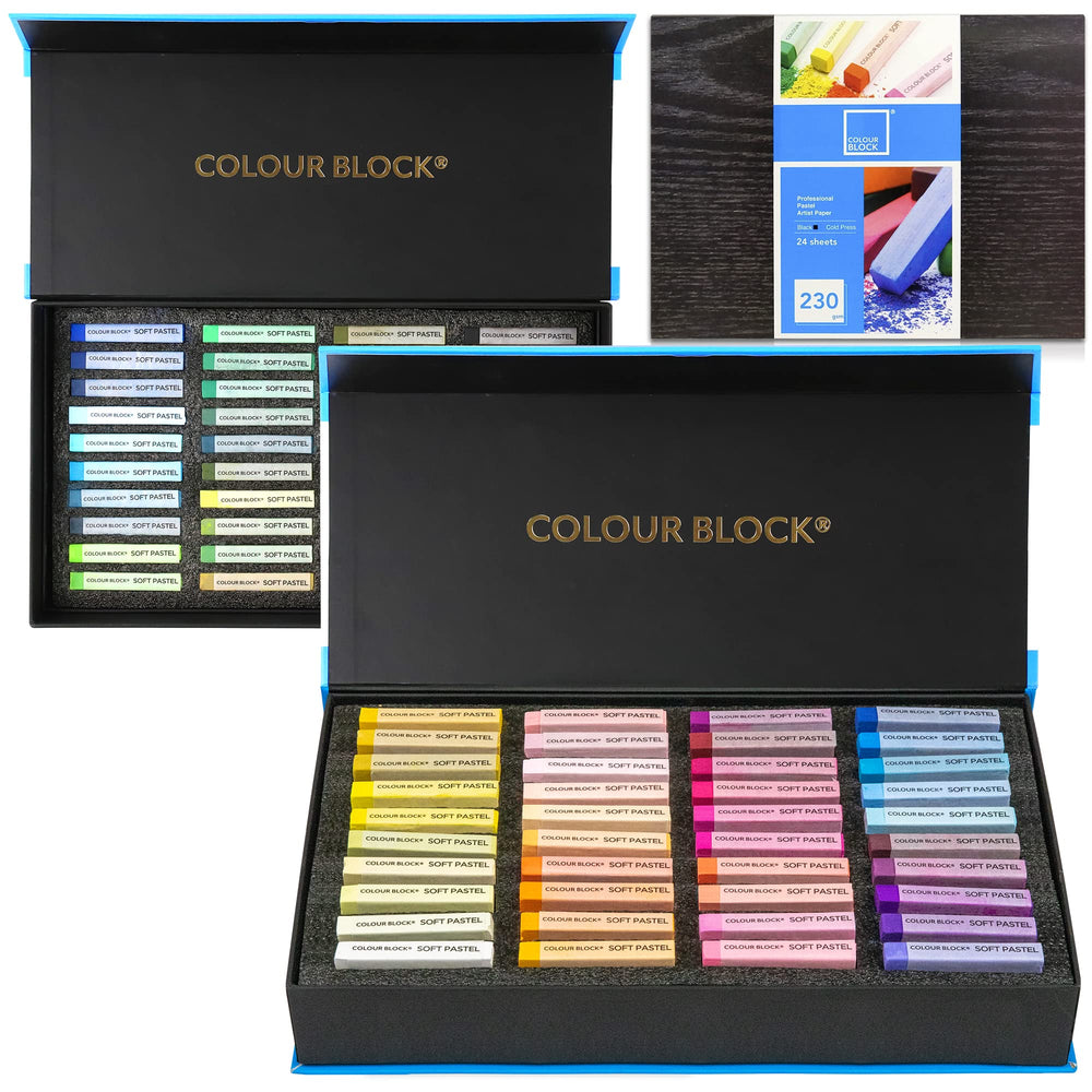 Block Set Pastel Colour Block Pastel Sets