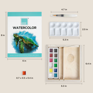 
                  
                    Watercolor Paint Set - 17pc
                  
                