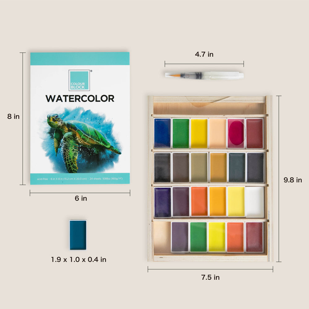 
                  
                    Watercolor Paint Set - 28pc
                  
                