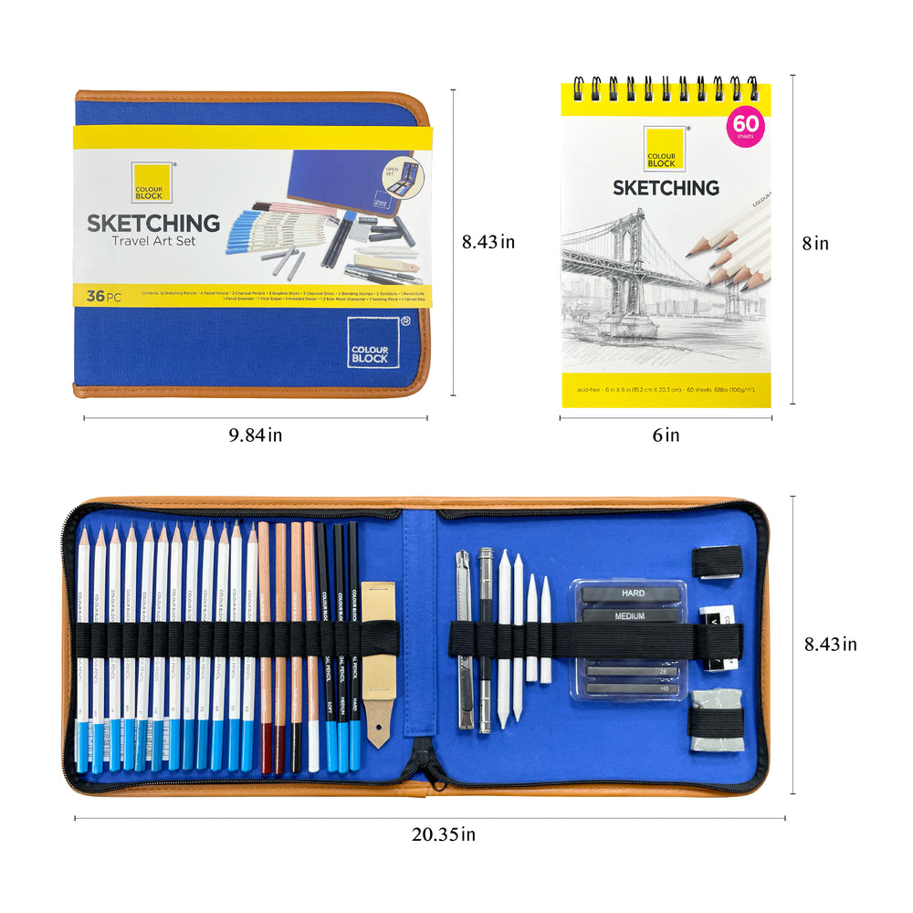 
                  
                    Sketching Travel Art Set - 37pc
                  
                