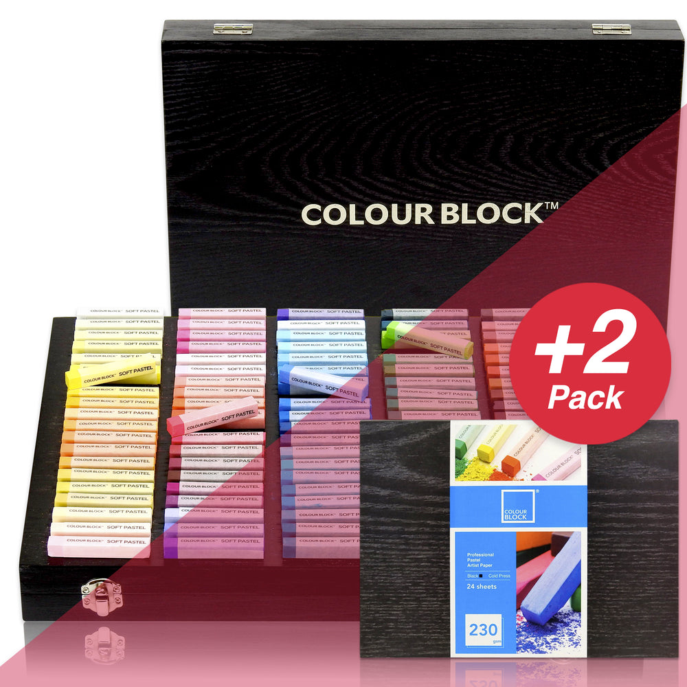 Block Set Pastel Colour Block Pastel Sets