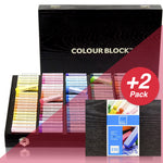 (LIMITED OFFER)Pastel Bundle Set - 100pc Soft Pastel Set with Pad_Colour Block&trade;