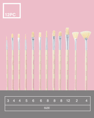 
                  
                    Bristle Paint Brush Set - 12pc_Colour Block&trade;
                  
                