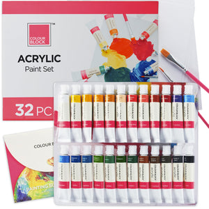 
                  
                    Acrylic Paint Set - 32pc_Colour Block&trade;
                  
                