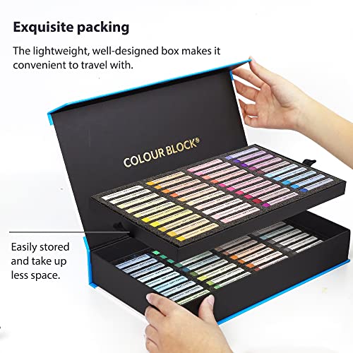  COLOUR BLOCK 24pc Assorted Soft Pastels Art Set  Chalk  Pastels Ideal for Artists, Students and Beginner, Kids and Adults of any  Age : Arts, Crafts & Sewing