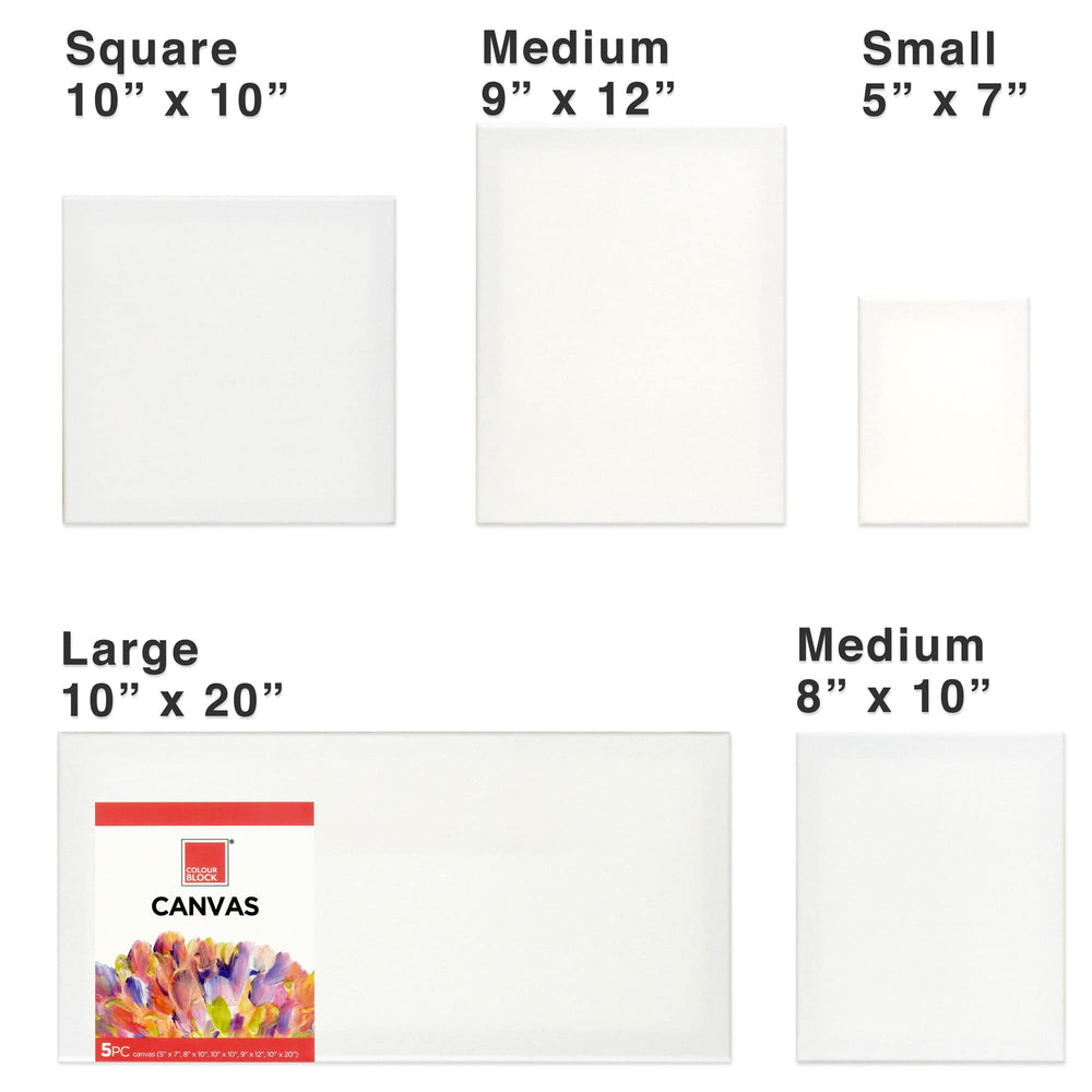 
                  
                    Paint Canvas Set - 5pc_Colour Block&trade;
                  
                