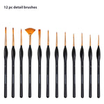 Detailing Brush Set - 12pc_Colour Block&trade;