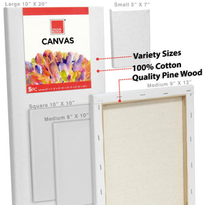 
                  
                    Paint Canvas Set - 5pc_Colour Block&trade;
                  
                