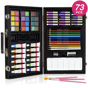 Colour Block Mixed Media Art Set - 73pc