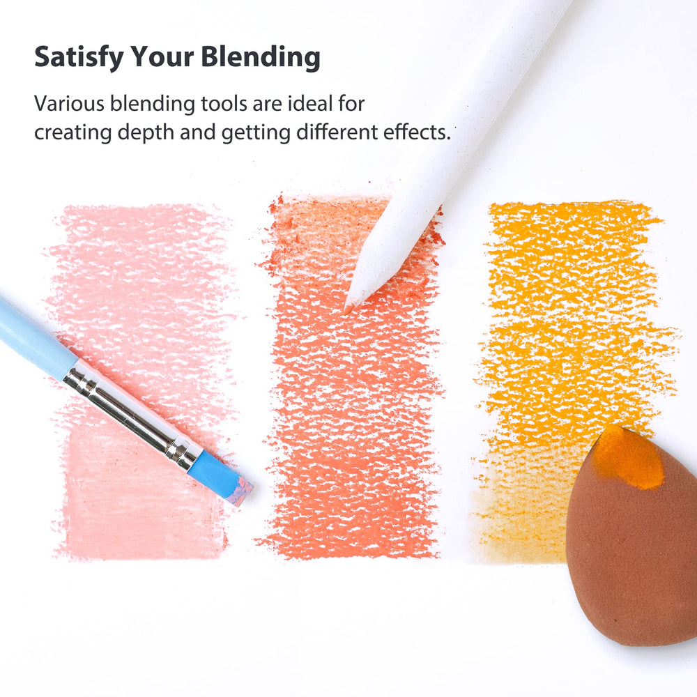 
                  
                    130pc Soft Pastel Bundle Set with Blending Tools_Colour Block&trade;
                  
                