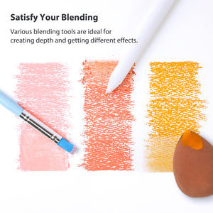 
                  
                    130pc Soft Pastel Bundle Set with Blending Tools_Colour Block&trade;
                  
                
