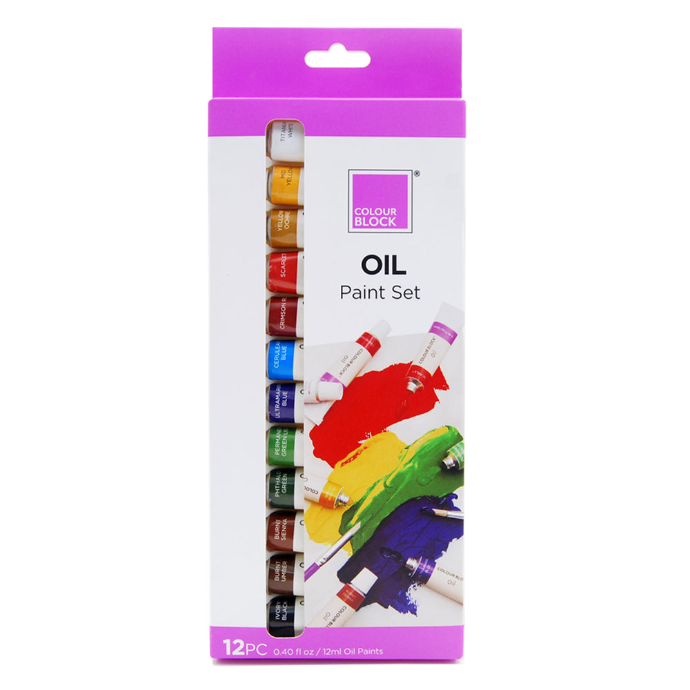 Oil Paint Set - 12pc_Colour Block™