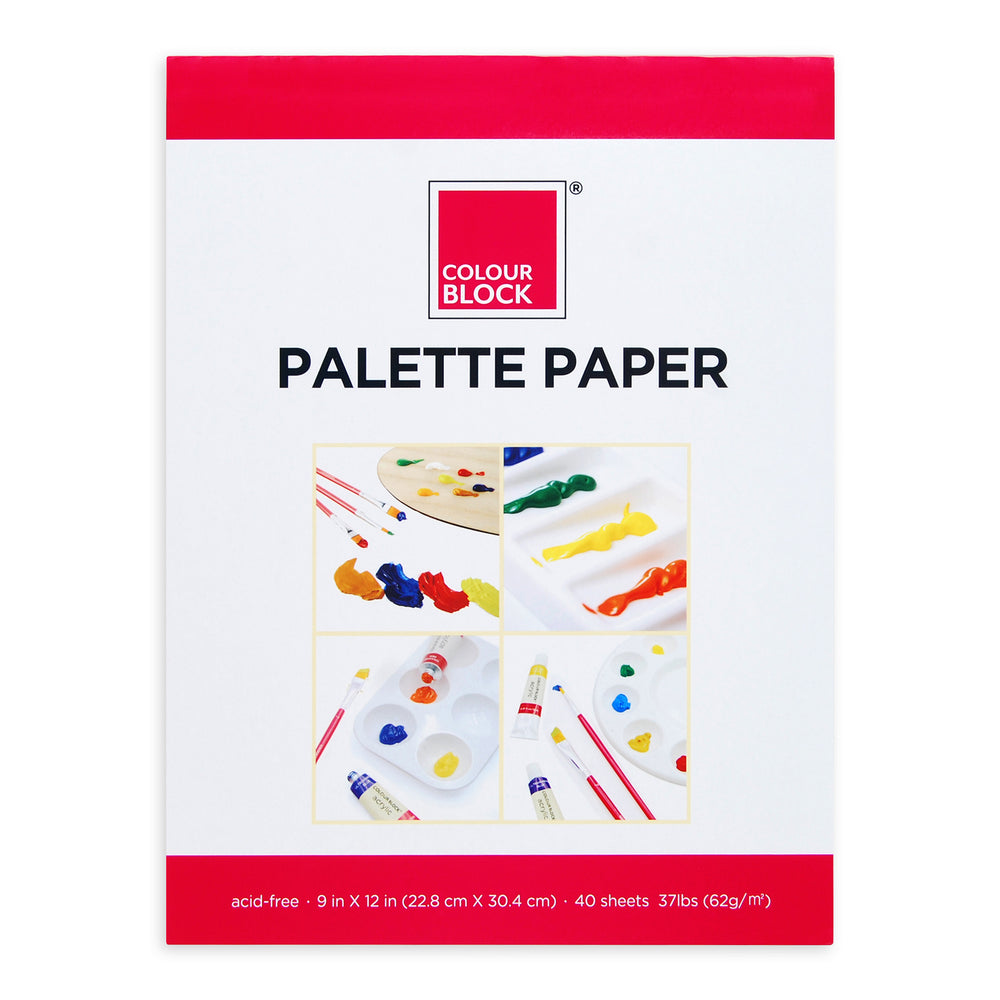 Colour Block Palette Paper Pad - 40 sheets