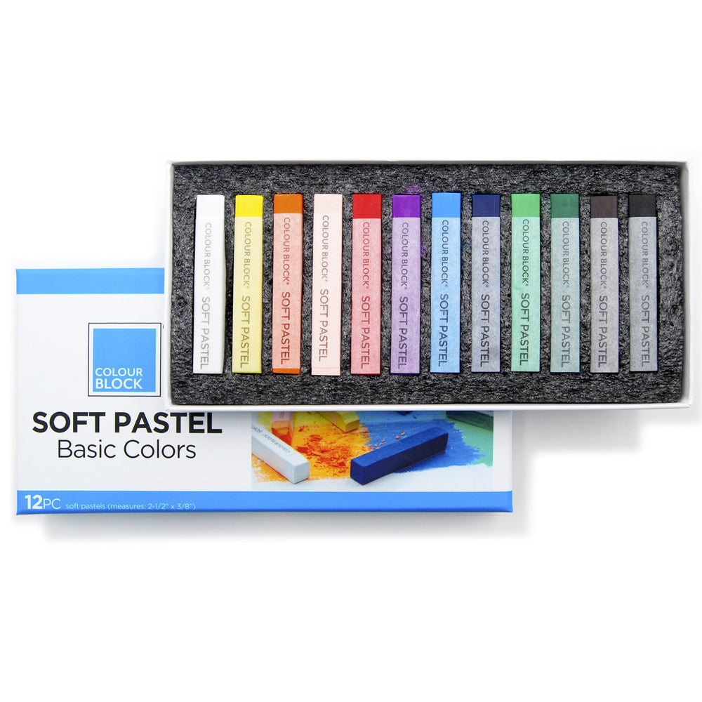 Block Set Pastel Colour Block Pastel Sets