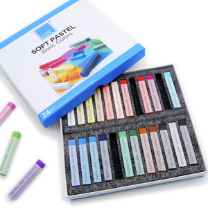 Colour Block Soft Pastel Set - 80pc