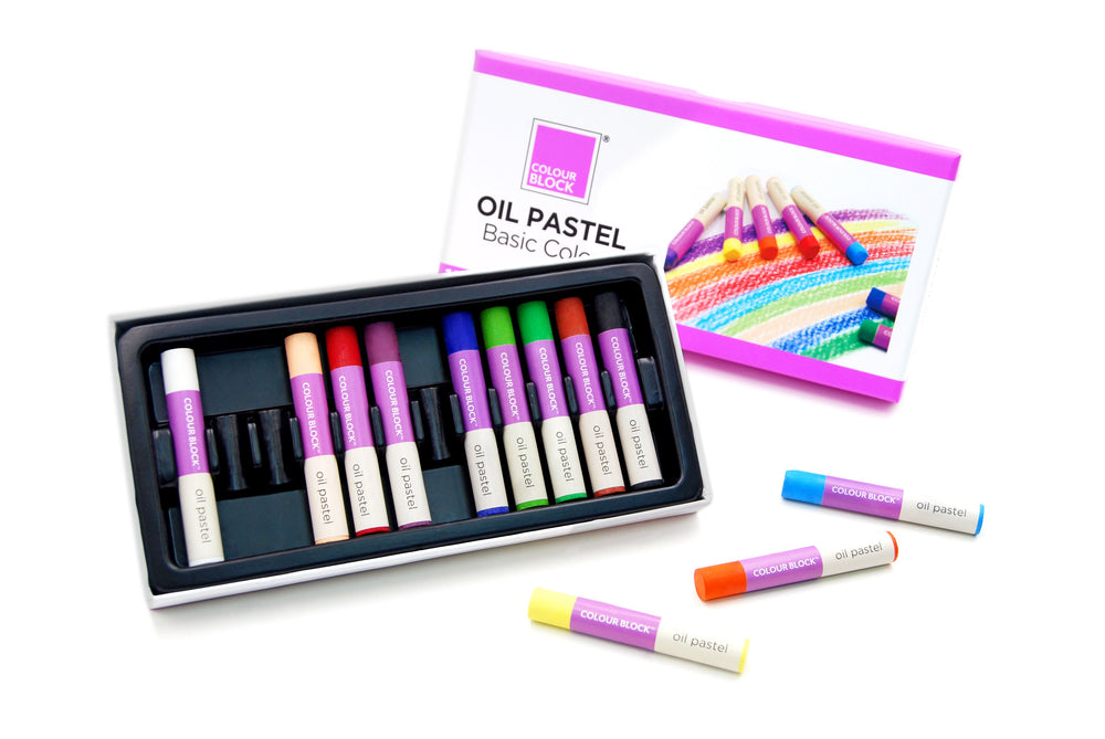 
                  
                    Oil Pastel Set - 12pc_Colour Block&trade;
                  
                