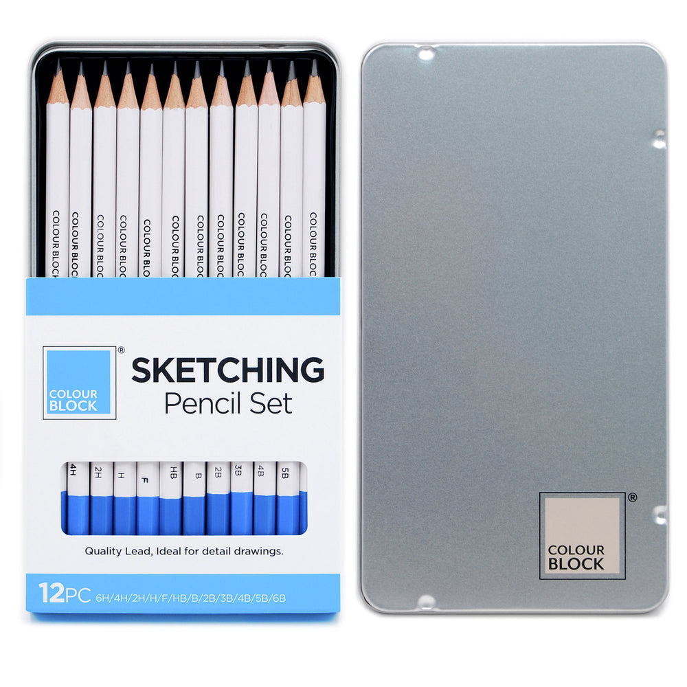 
                  
                    Sketching Pencil Set - 12pc_Colour Block&trade;
                  
                