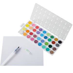  Professional Watercolor Paint Set Adult 36 Water Colors for  Adult Paints Kit Color Pallet 36 pc Palette with Brush Pen