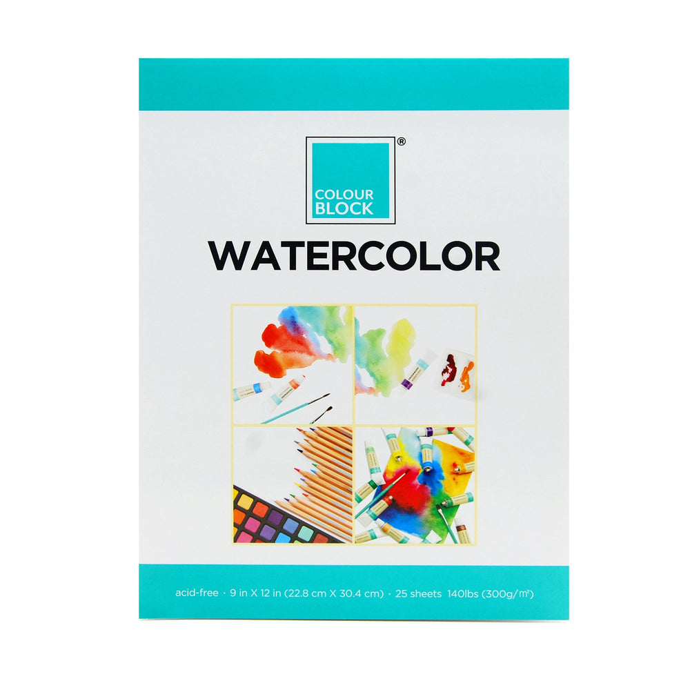 Watercolor Pad - 25 sheets_Colour Block™