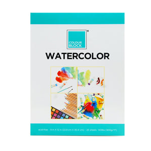 
                  
                    Watercolor Pad - 25 sheets_Colour Block&trade;
                  
                