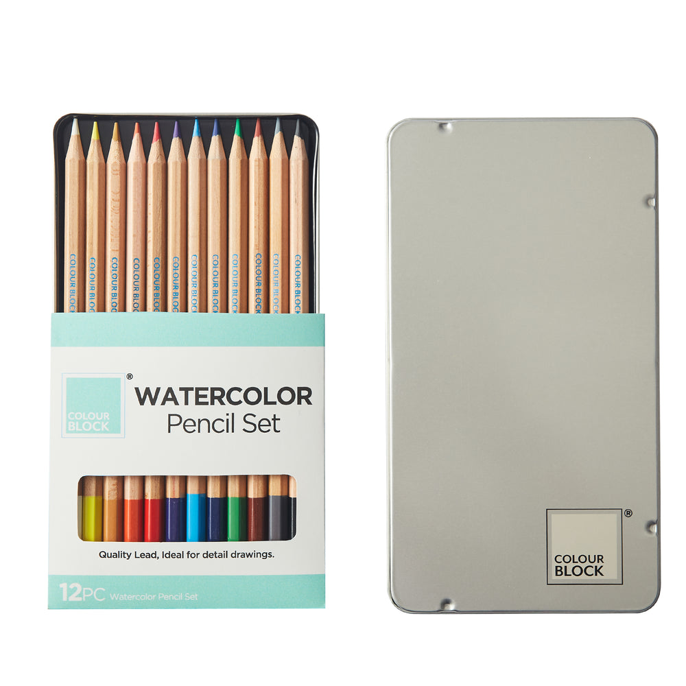 Watercolor Pencil Set - 12pc_Colour Block&trade;