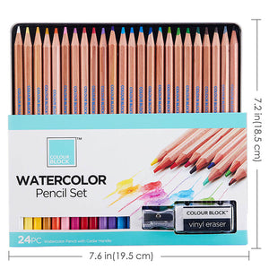 
                  
                    Watercolor Pencil Set - 24pc_Colour Block&trade;
                  
                